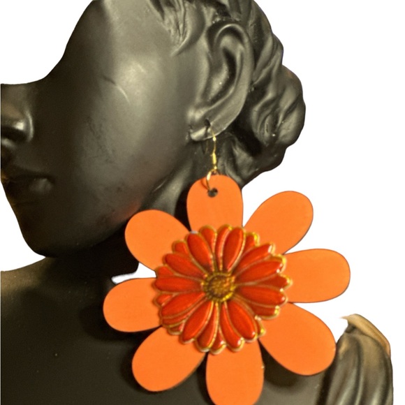 3”Flare For Big Hair Statement Earrings - Picture 5 of 8